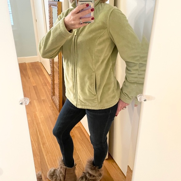 Telluride Clothing Co Lime Fleece Full Zip Jacket - Picture 4 of 9